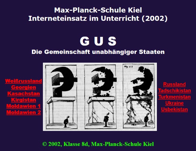 Max-Planck-Schule Kiel, Projektarbeit, Jg. 8